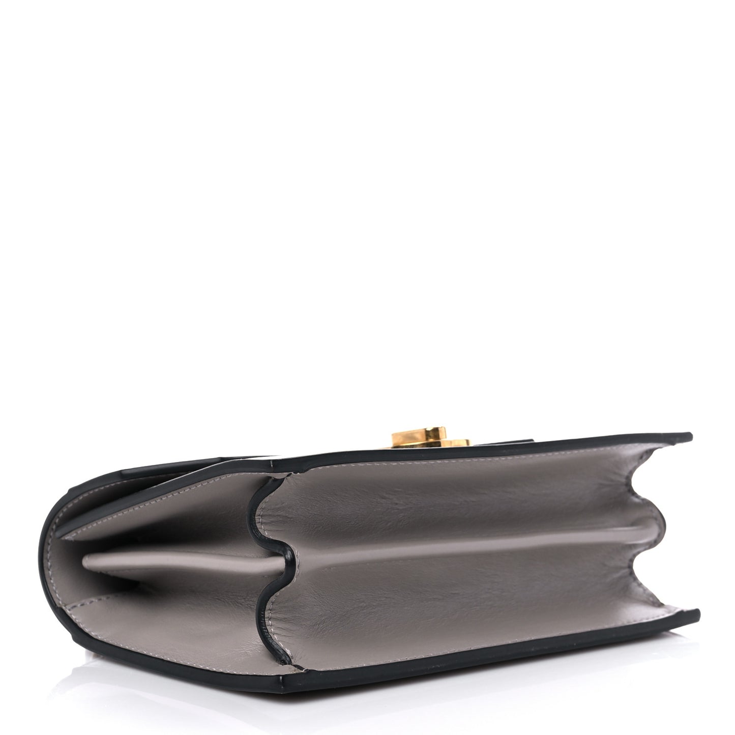 Calfskin Mini Elisa Shoulder Bag Fume