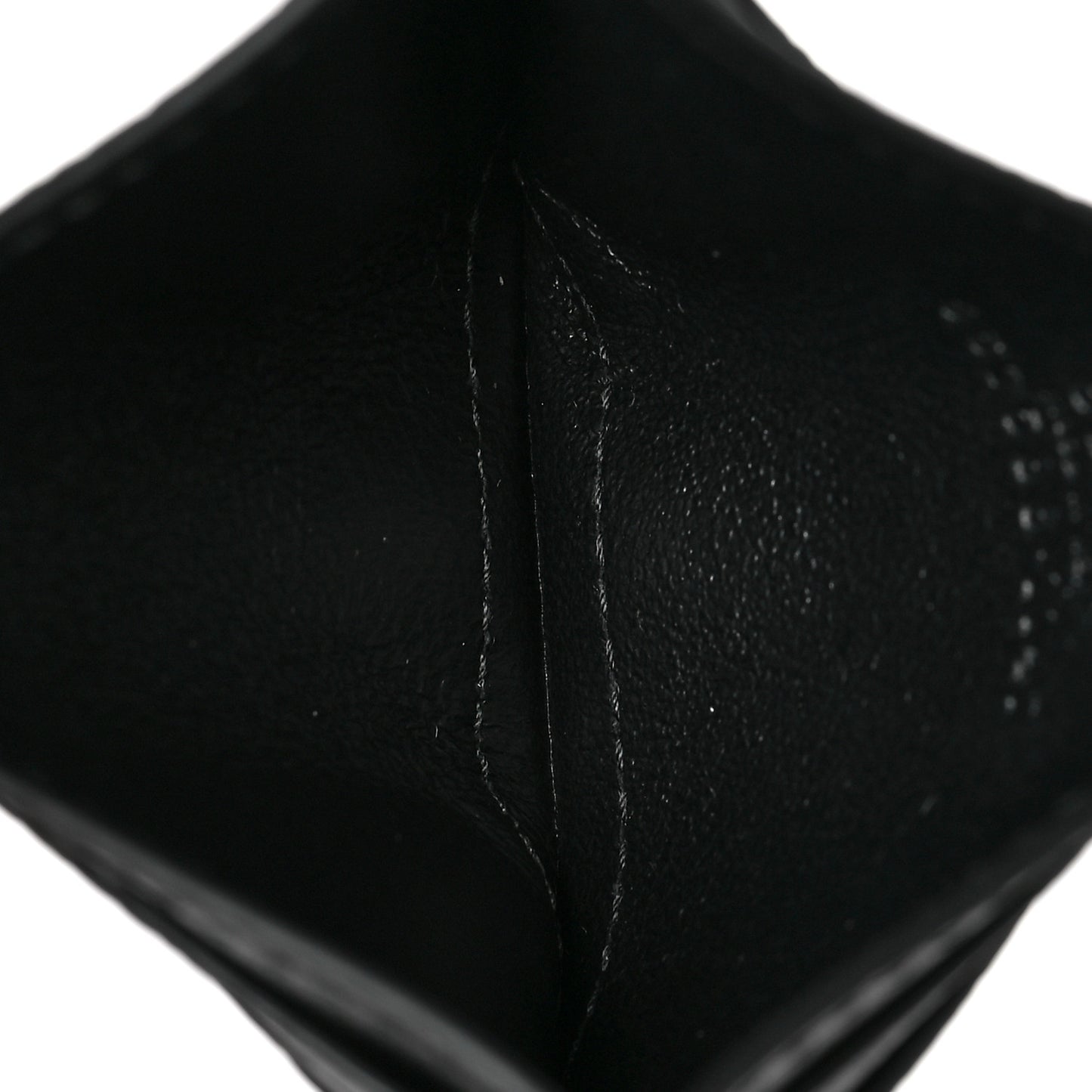 Calfskin Boar Effect GG Marmont Card Holder Black