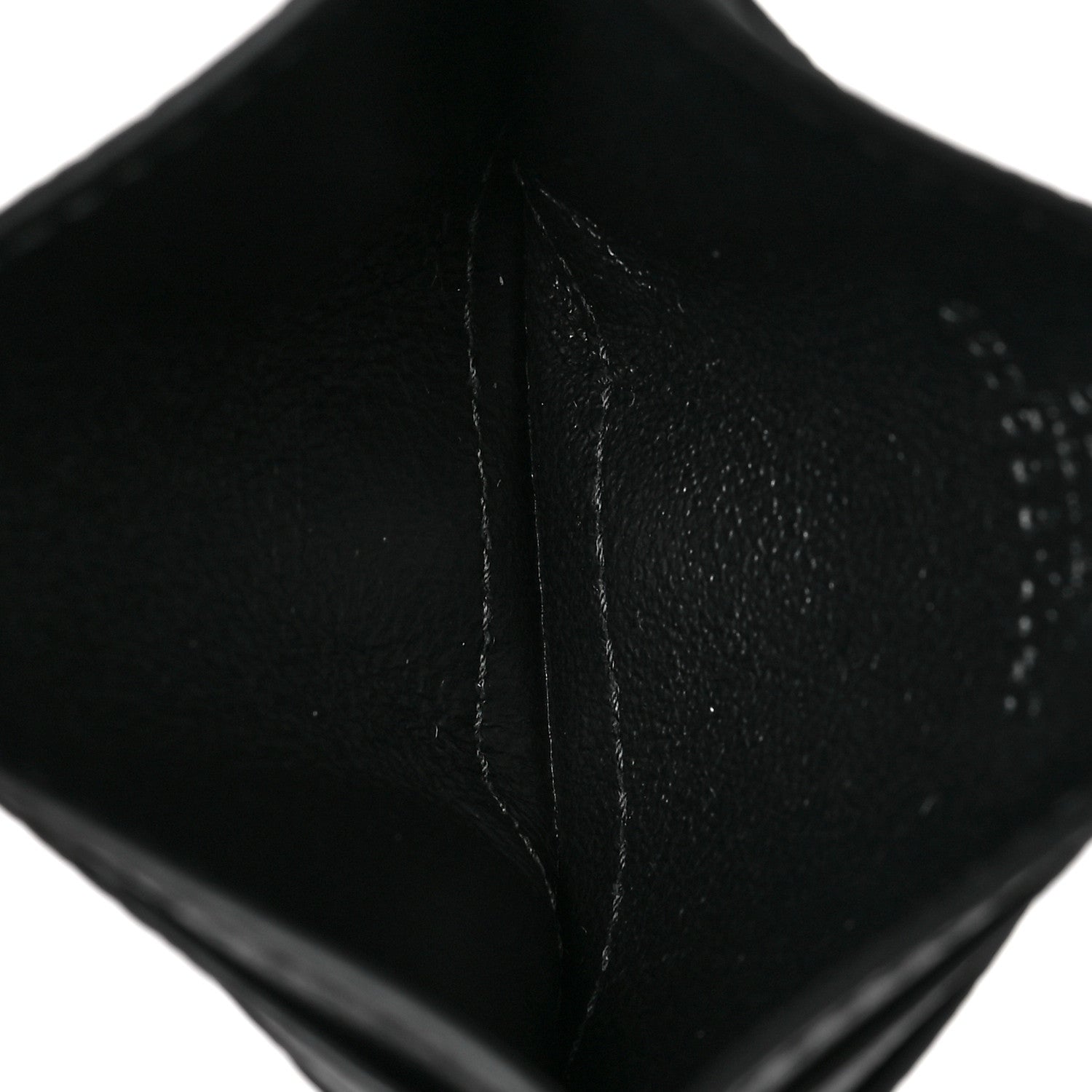 Gucci Calfskin Boar Effect GG Marmont Card Holder Black 4 of 6
