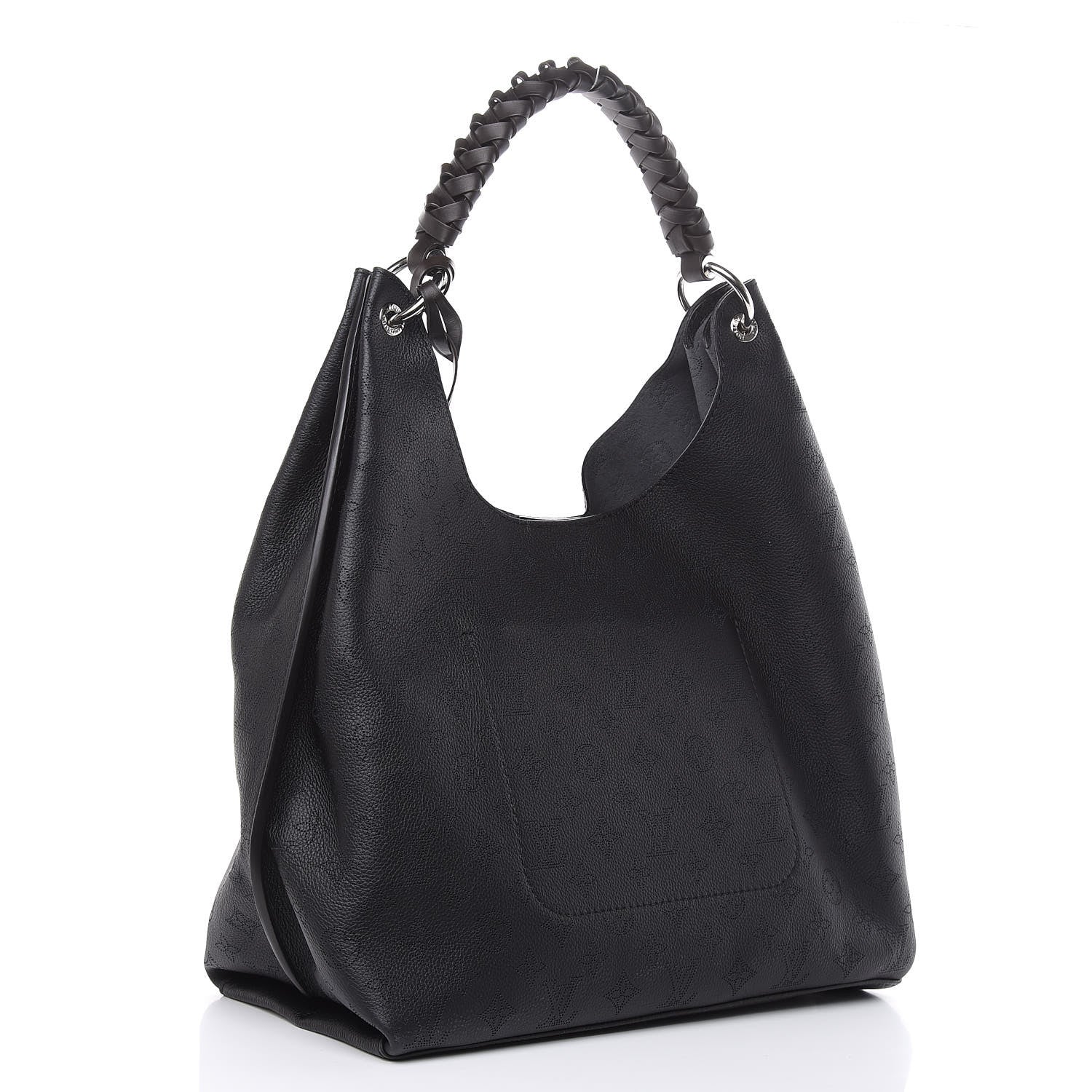 Louis Vuitton Mahina Carmel Hobo Black 3 of 8