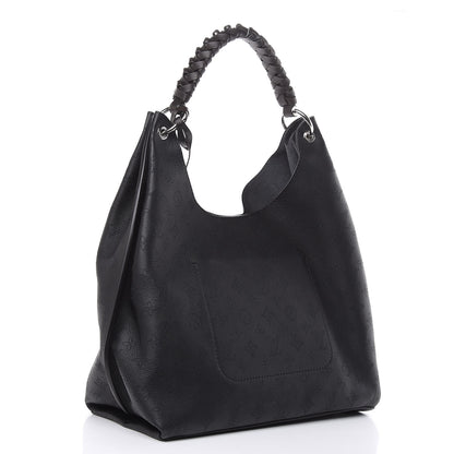 Louis Vuitton Mahina Carmel Hobo Black 3 of 8