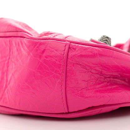 Balenciaga Agneau Arena Le Cagole Shoulder Bag XS Hot Pink 11 of 12