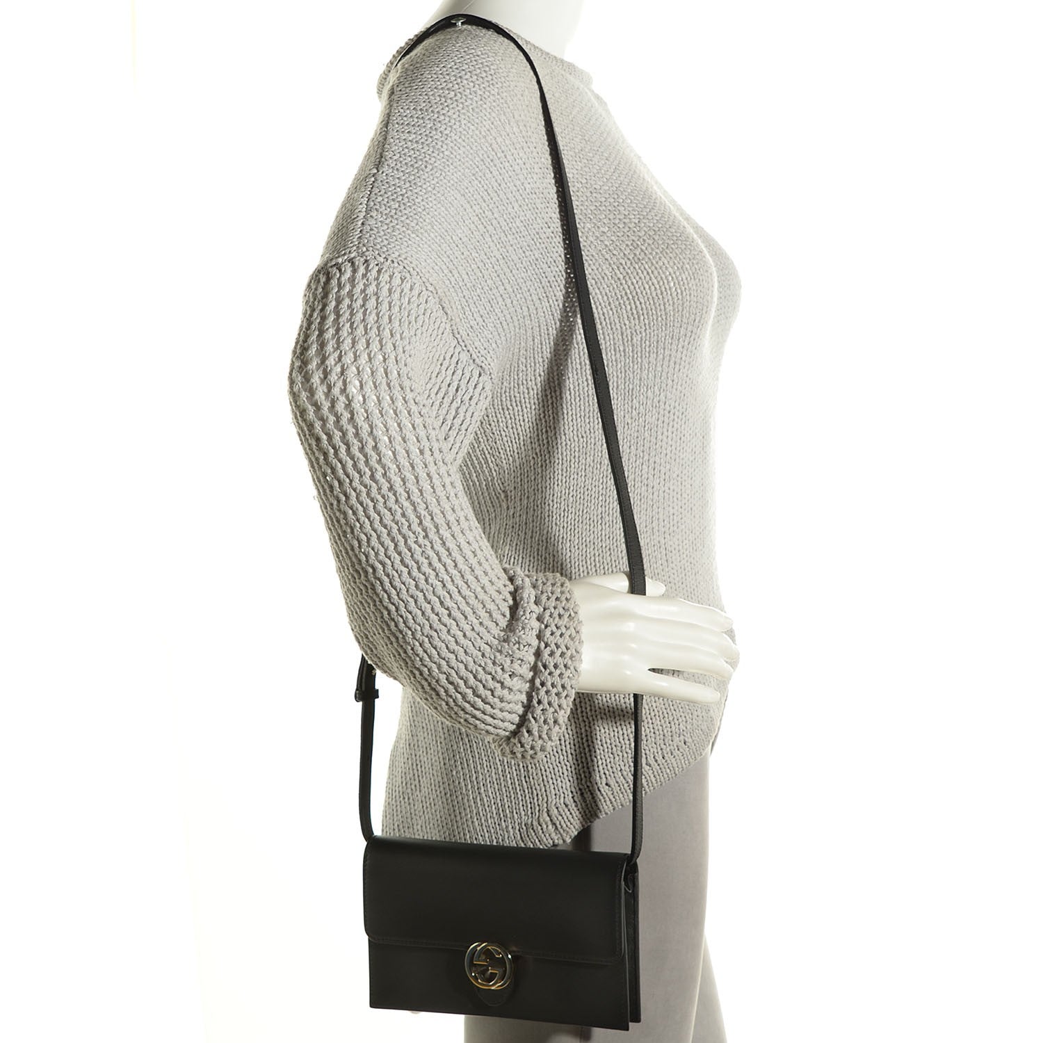 Gucci Calfskin Icon Wallet Black 2 of 7
