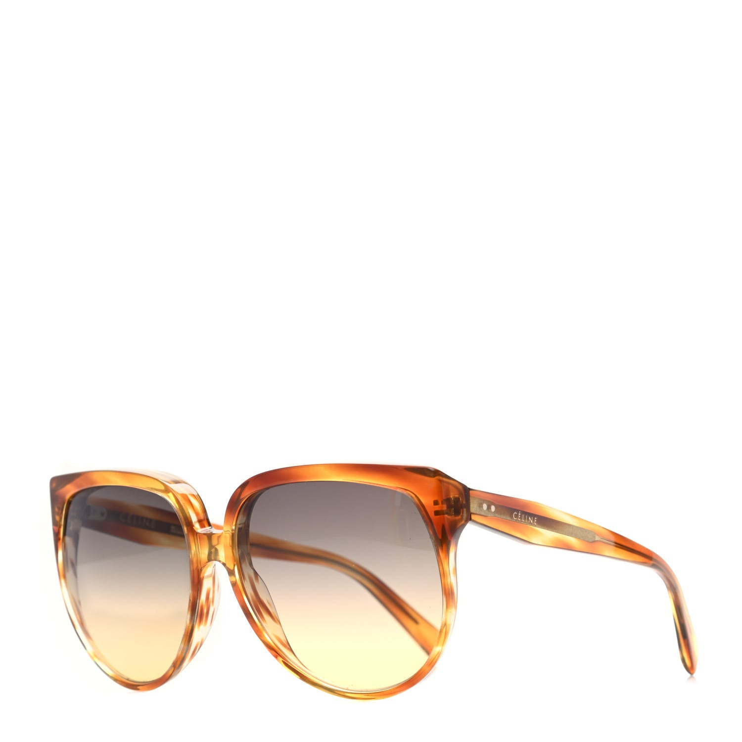 Celine Acetate Oversized Sunglasses CL400481 Havana Brown 1 of 7