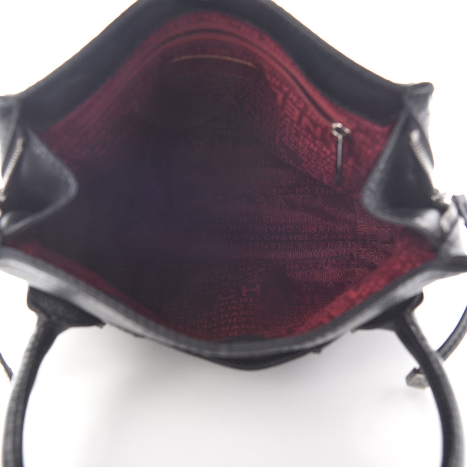 Chanel Caviar Square Tote Black 4 of 8