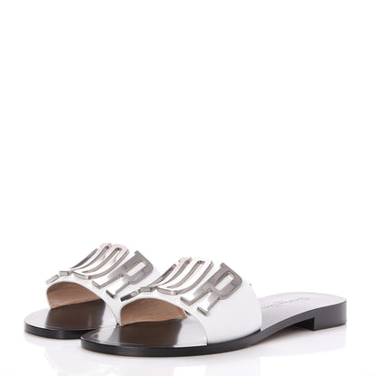 Christian Dior Calfskin Dio(r)evolution 10mm Slide Sandals 39.5 Off White 3 of 9
