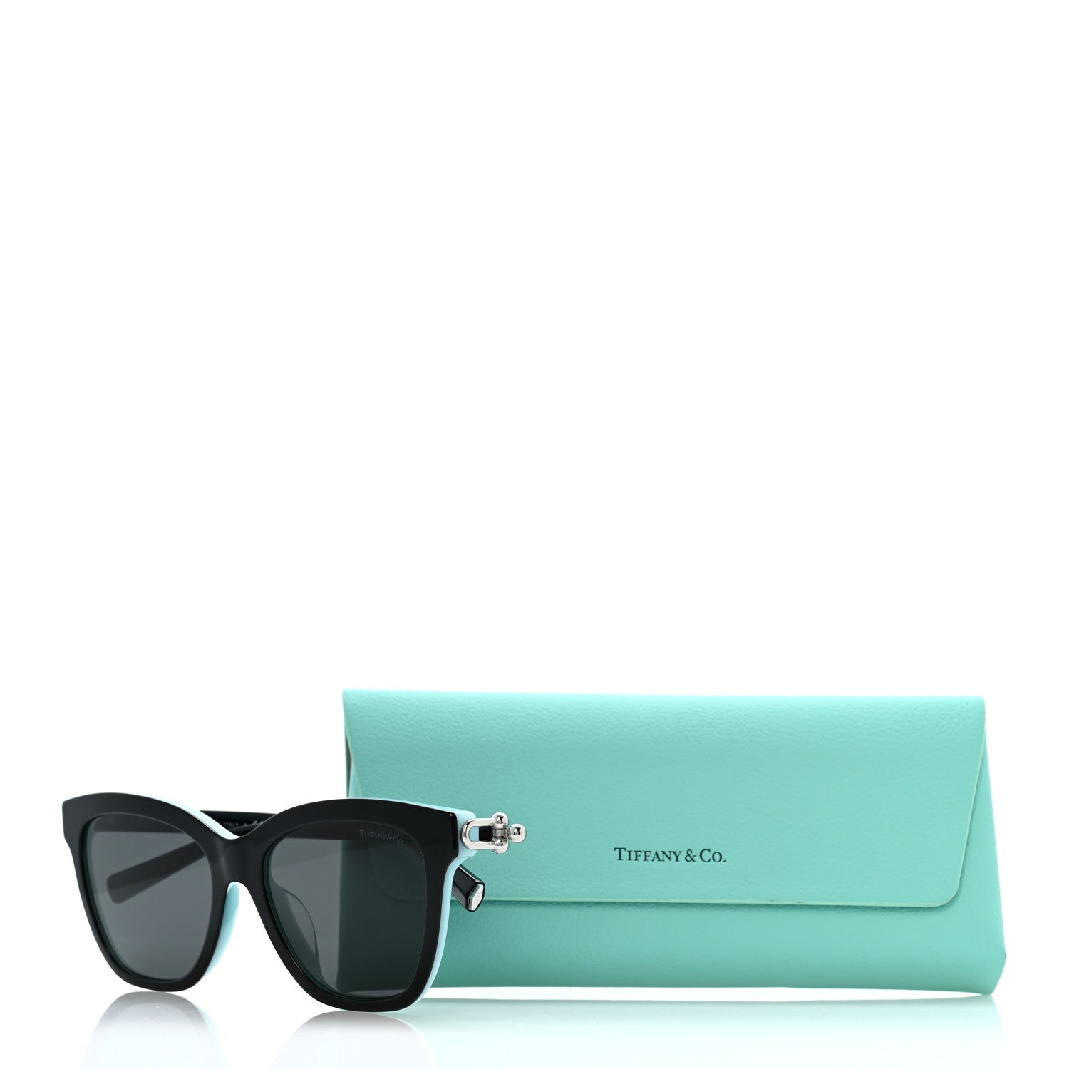 Tiffany Acetate HardWear Sunglasses TF4241 Black Blue 8 of 8