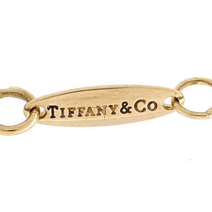 Tiffany 18K Yellow Gold 14mm Elsa Peretti Bean Pendant Necklace 5 of 5