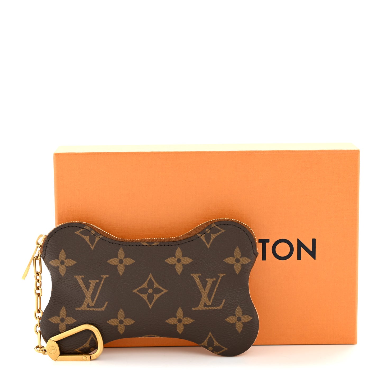 Monogram Bone Key Pouch