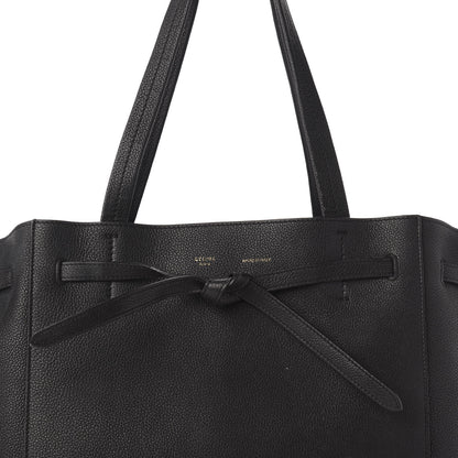 Celine Soft Grained Calfskin Small Belt Cabas Phantom Black 13 of 13