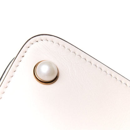 Gucci Nappa Pearl Studded Mini Queen Margaret Broadway Shoulder Bag Mystic White 13 of 17