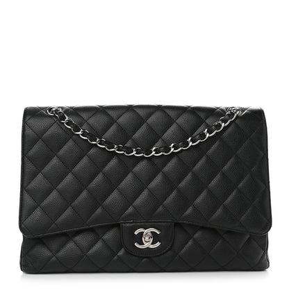 Chanel Caviar Quilted Maxi Double Flap Black 1 of 10