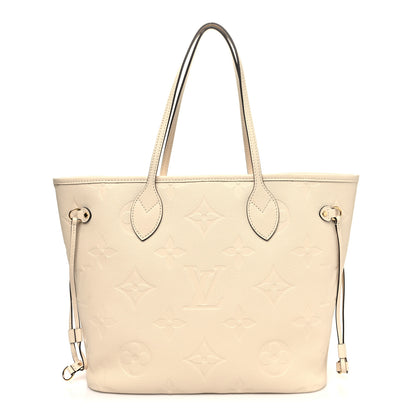 Louis Vuitton Empreinte Monogram Giant Neverfull MM Cream 2 of 11