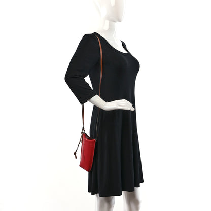 Loewe Smooth Calfskin Gate Pocket Scarlet Burnt Red Tan 2 of 9