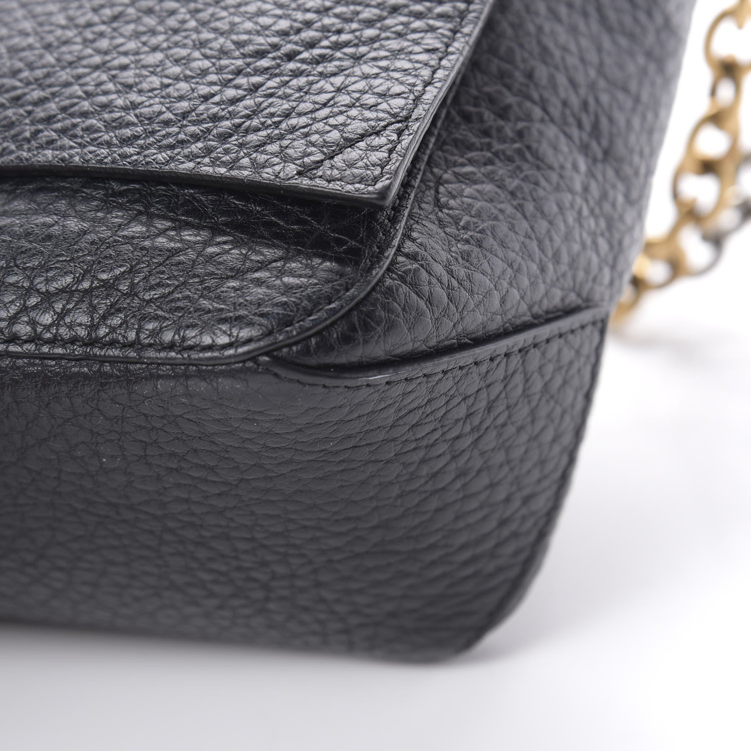 Proenza Schouler Pebbled Calfskin Small Courier Black 14 of 14