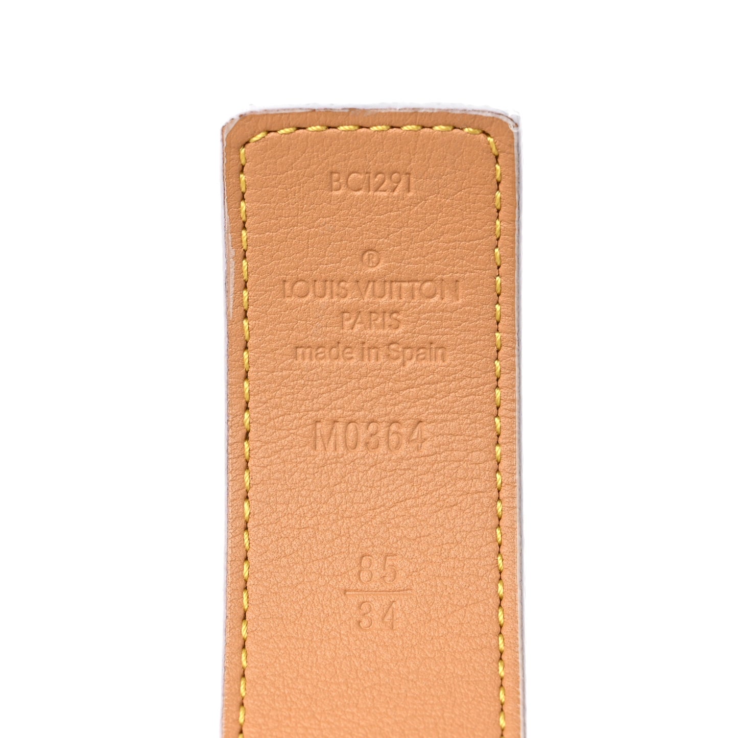 Monogram Giant By The Pool 30mm LV Iconic Reversible Belt 85 34 Brume