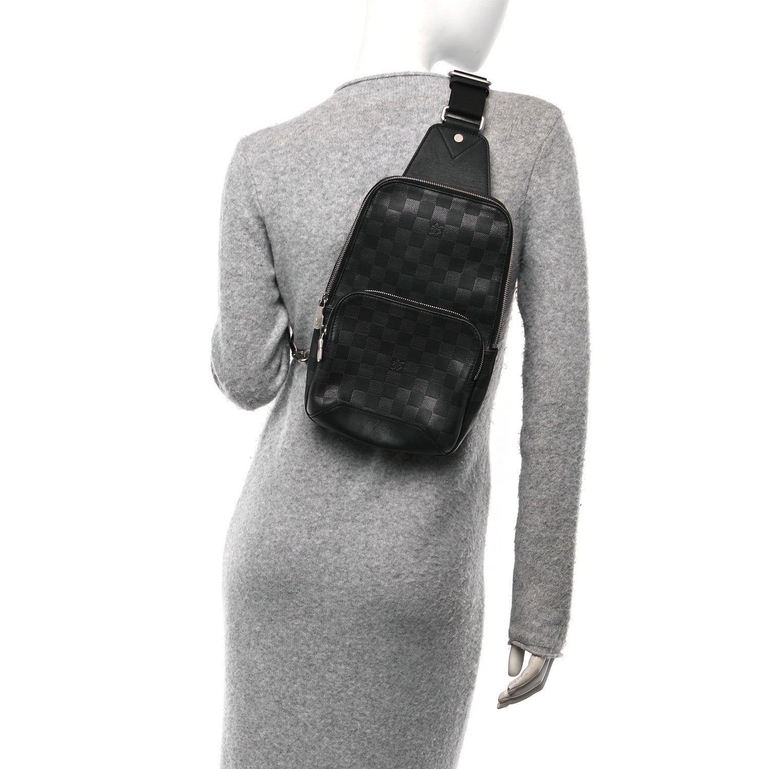Louis Vuitton Damier Infini Avenue Sling Bag Onyx 2 of 9