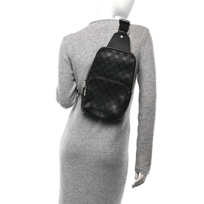 Louis Vuitton Damier Infini Avenue Sling Bag Onyx 2 of 9