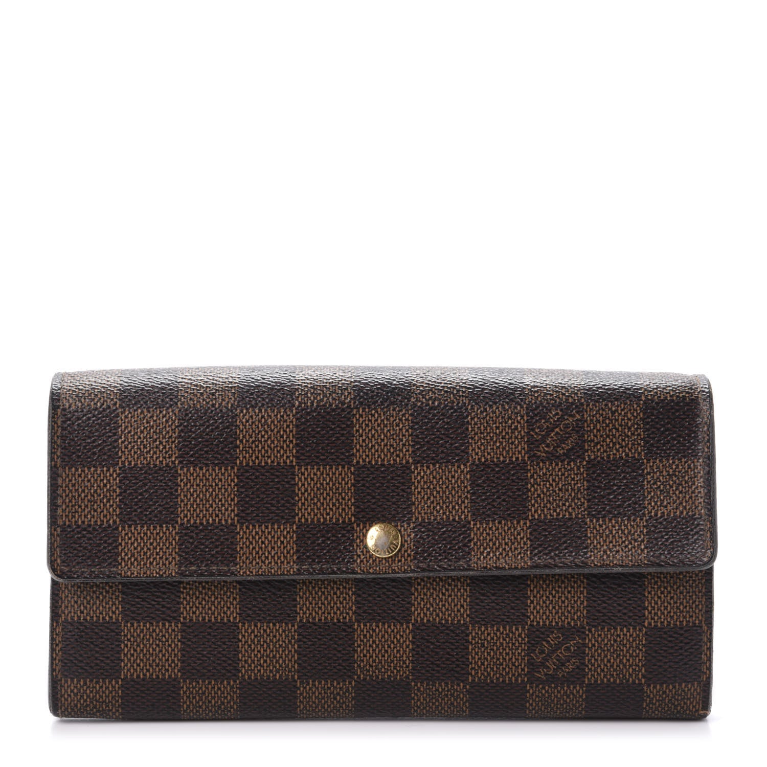 Louis Vuitton Damier Ebene Sarah Wallet 1 of 14