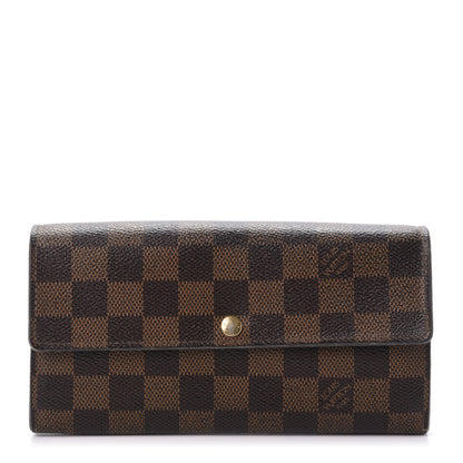 Louis Vuitton Damier Ebene Sarah Wallet 1 of 14