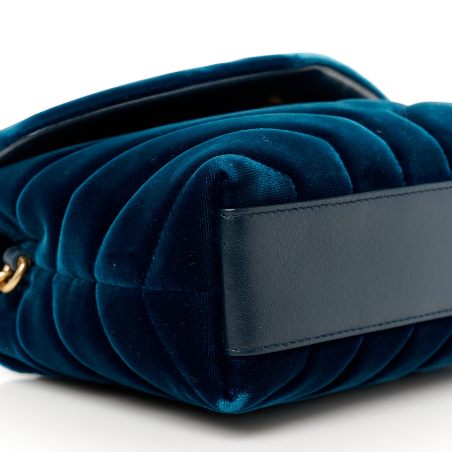 Velvet Y Quilted Monogram Toy Loulou Chain Satchel Dark Ottanio