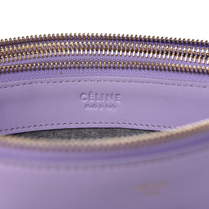 Celine Lambskin Large Trio Crossbody Bag Lilac 7 of 12