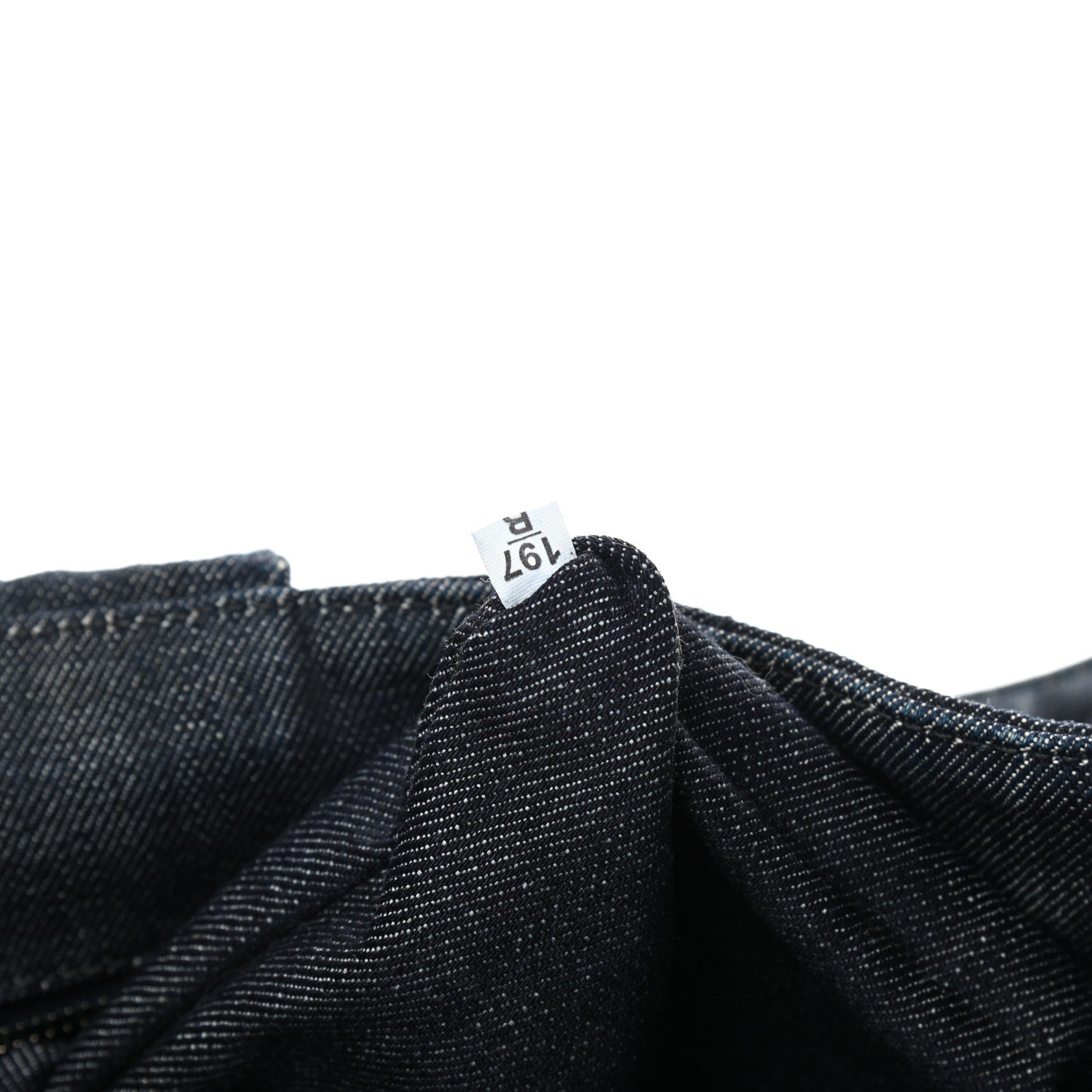 Prada Denim Crystal Studded Canapa Tote Black 7 of 11
