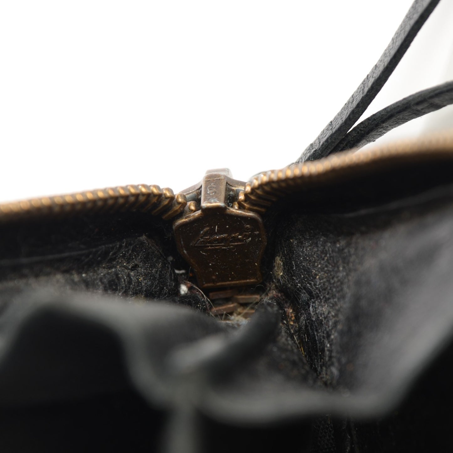 Chevre Classic Hardware Continental Zip Around Wallet Black
