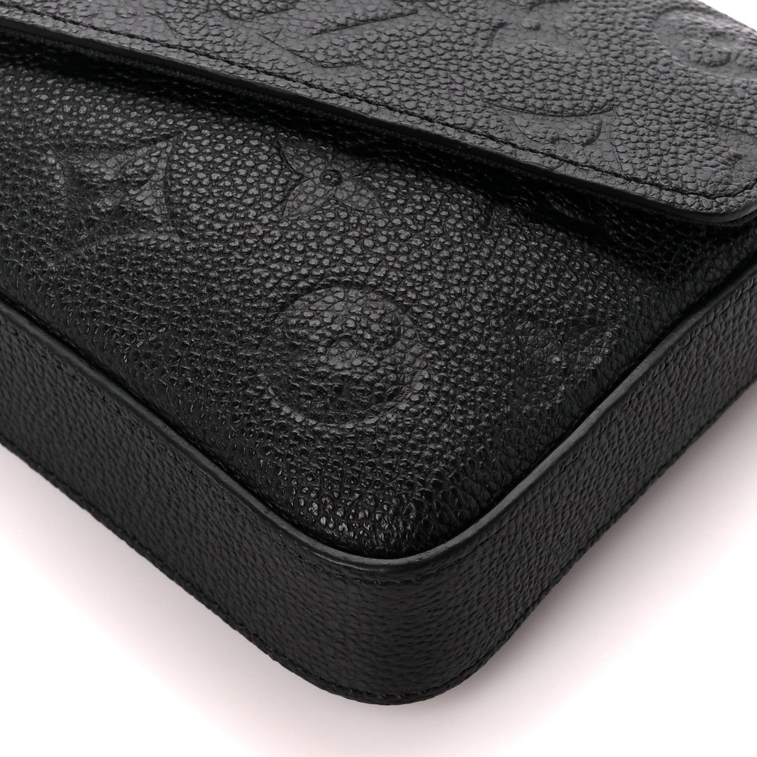 Louis Vuitton Empreinte Pochette Felicie Chain Wallet Black 15 of 15