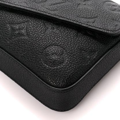 Louis Vuitton Empreinte Pochette Felicie Chain Wallet Black 15 of 15