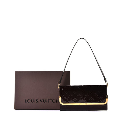 Louis Vuitton Vernis Rossmore MM Amarante 7 of 7
