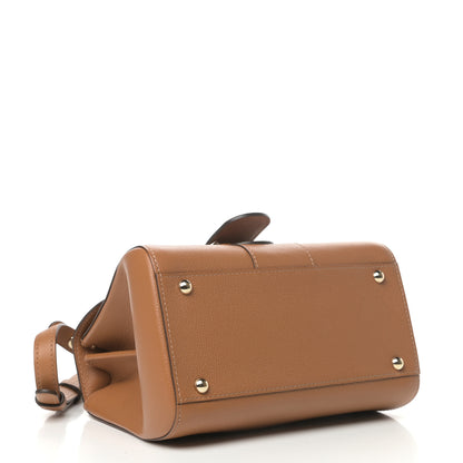 Delvaux Grained Calfskin Mini Brillant Satchel Natural 4 of 10