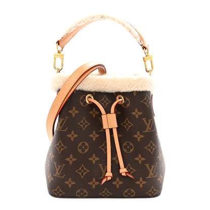 Louis Vuitton Monogram Shearling Cozygram Neonoe BB 1 of 10