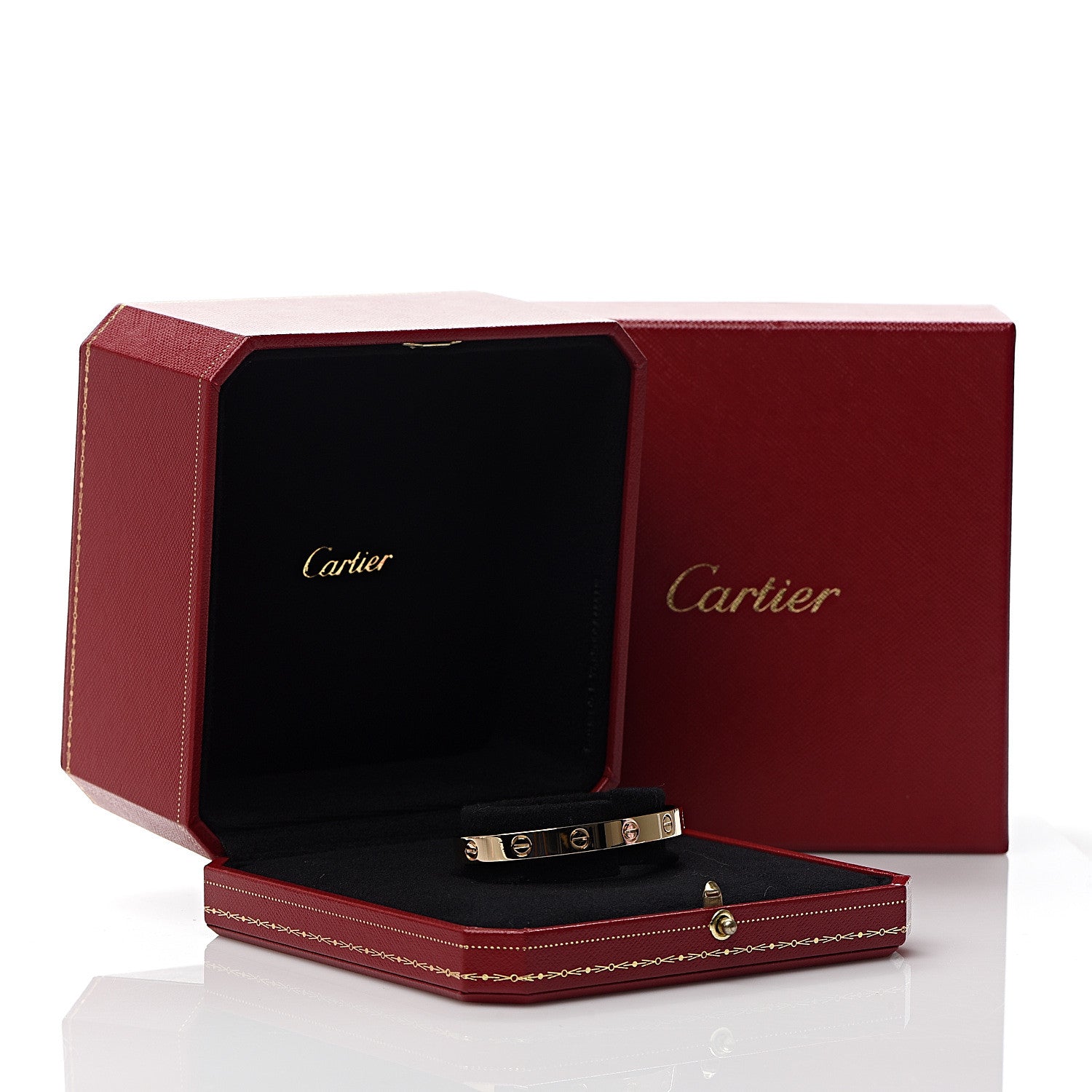 Cartier 18K Yellow Gold LOVE Cuff Bracelet 16 4 of 4
