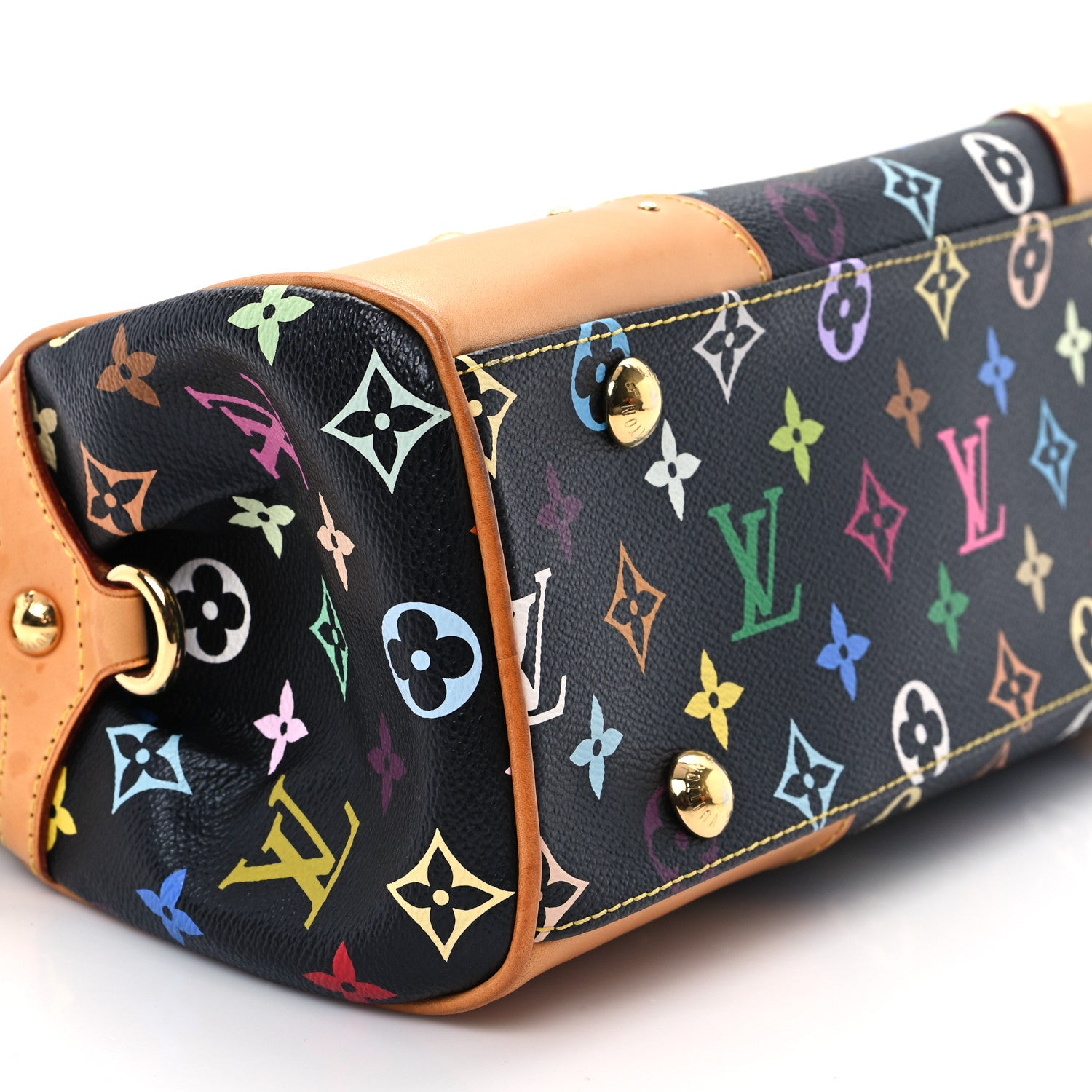 Louis Vuitton Monogram Multicolor Beverly MM Black 8 of 12