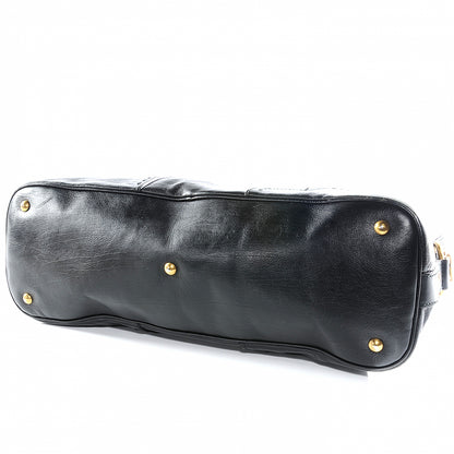 Saint Laurent Leather Oversized Muse Black 8 of 8
