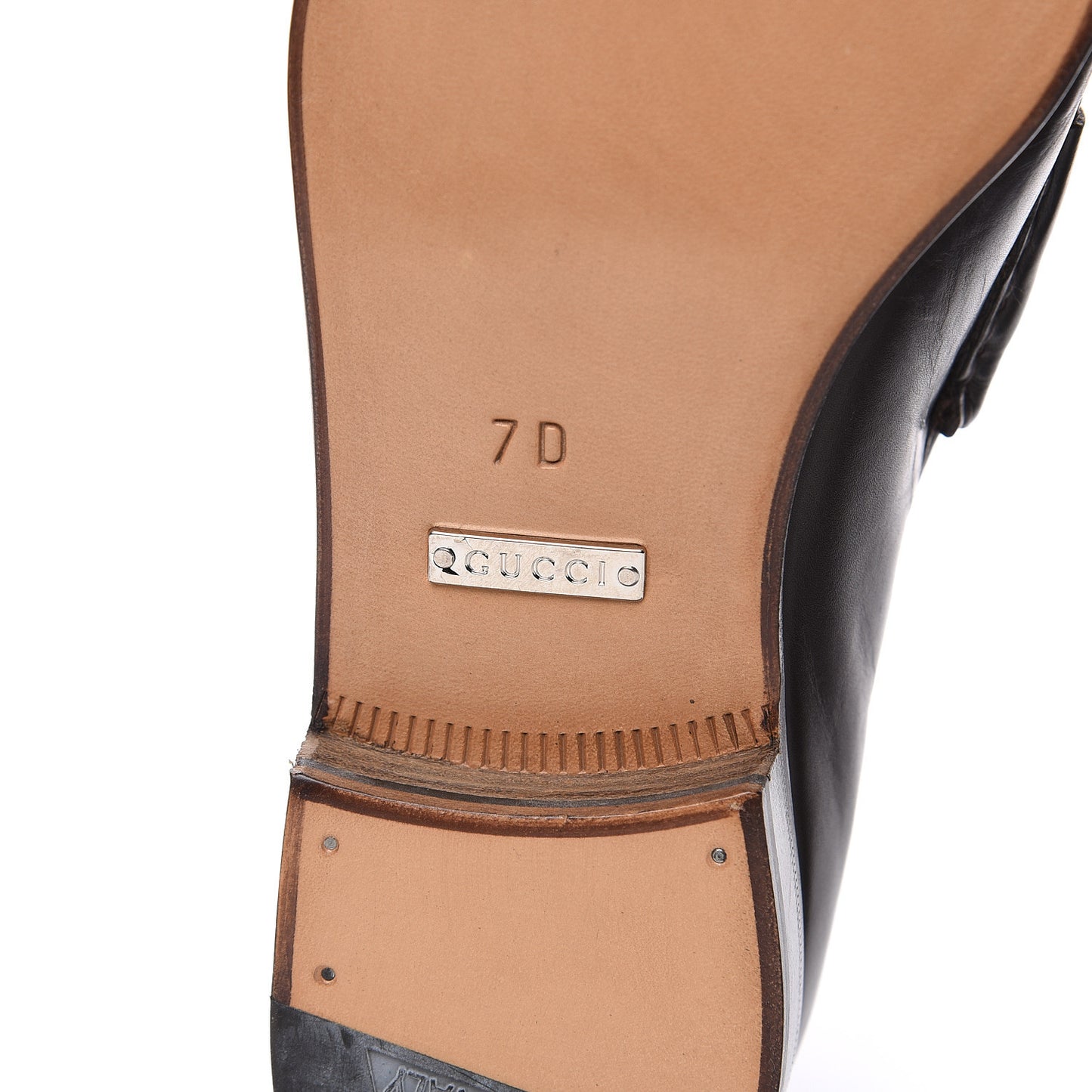 Calfskin Mens 1953 Horsebit Loafers 7 Marrone