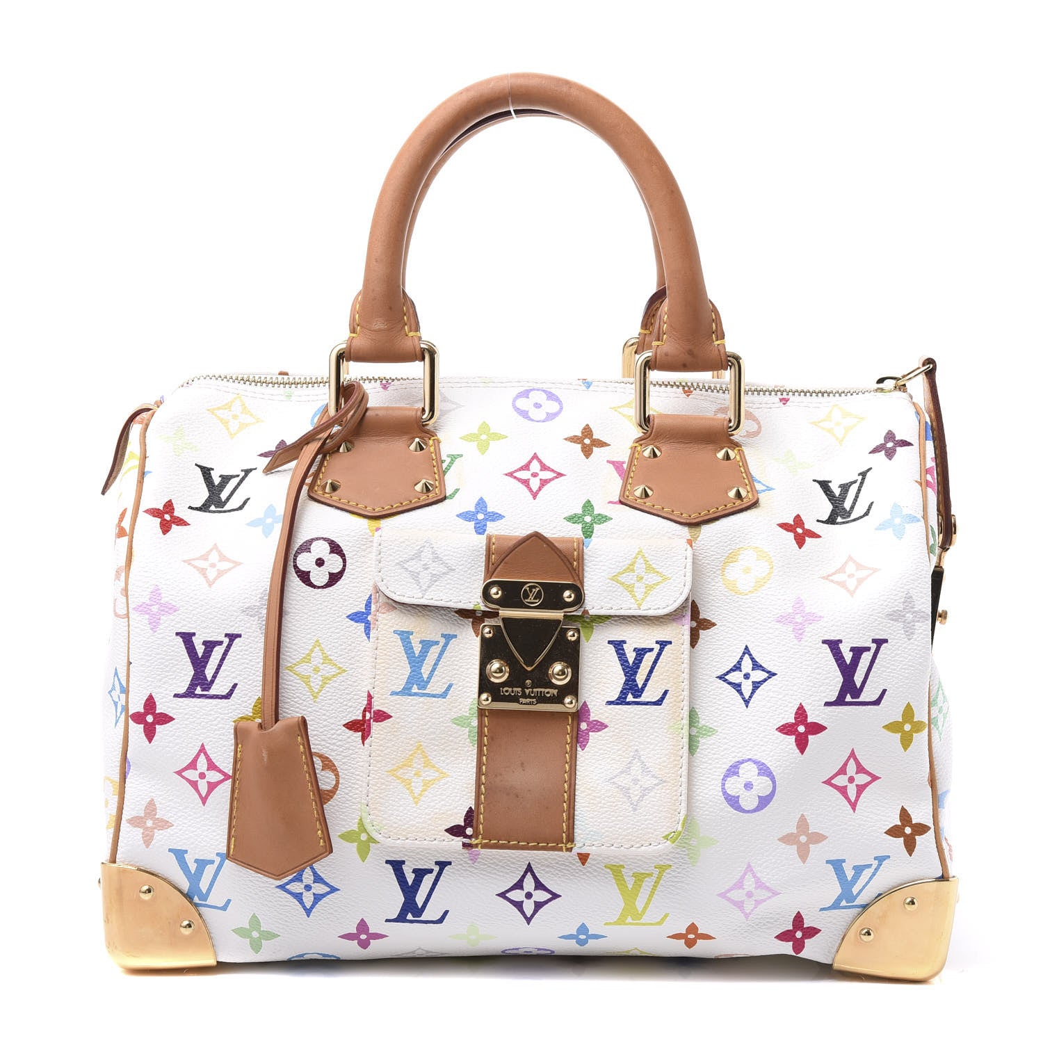 Louis Vuitton Monogram Multicolor Speedy 30 White 1 of 11