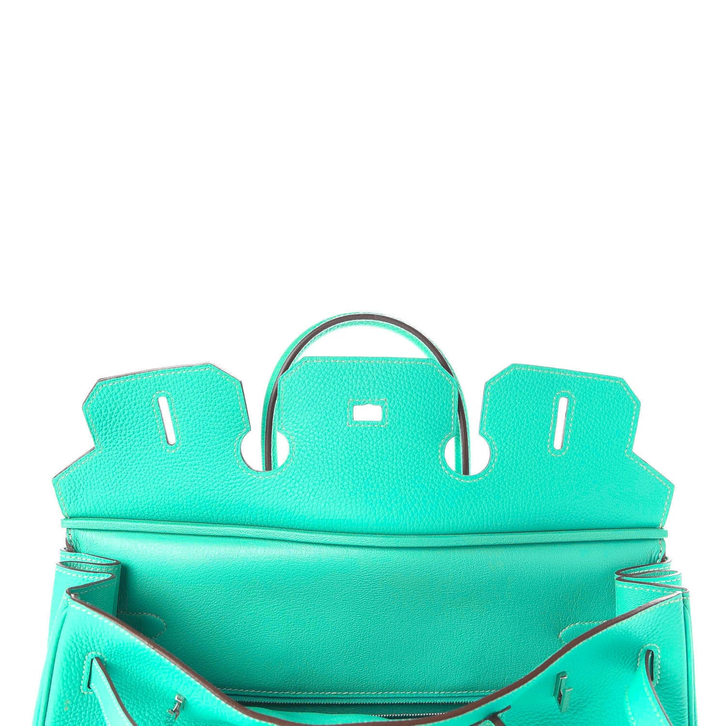 Togo Birkin 35 Bleu Paon