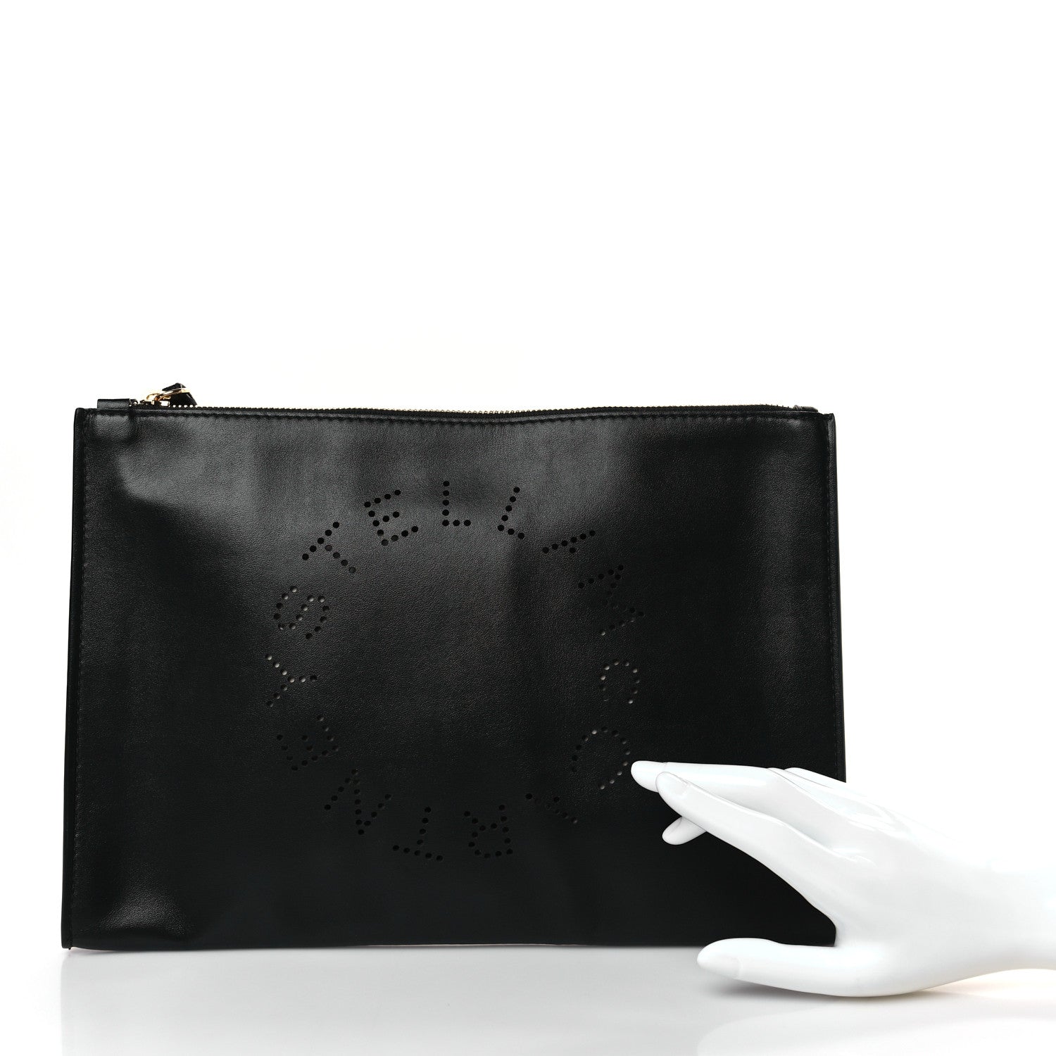 Stella McCartney Alter Nappa Logo Pouch Black 2 of 8