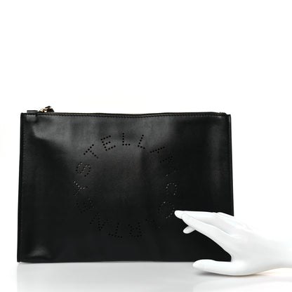 Stella McCartney Alter Nappa Logo Pouch Black 2 of 8