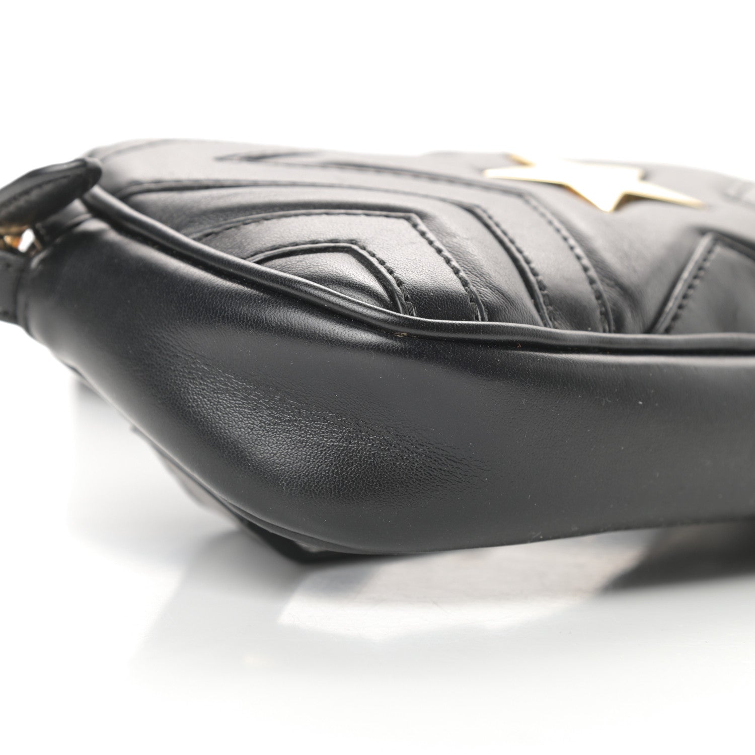 Stella McCartney Eco Alter Nappa Star Patch Belt Bag Black 9 of 13