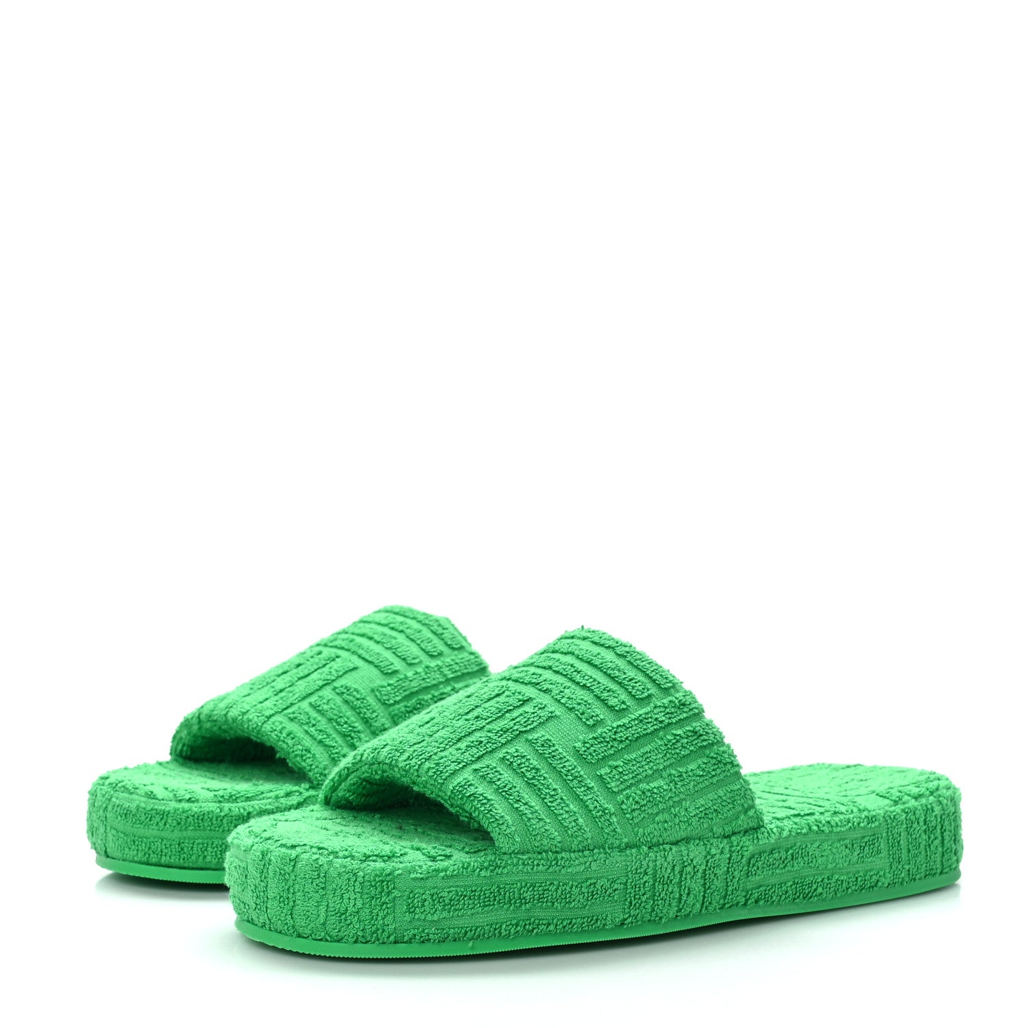 Bottega Veneta Resort Sponge Slides Mens Sandals 45 Grass 3 of 6