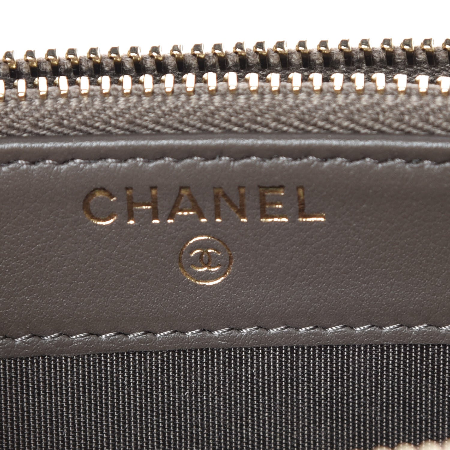 Chanel Calfskin Quilted Small Boy Clutch With Chain Khaki 8 of 11