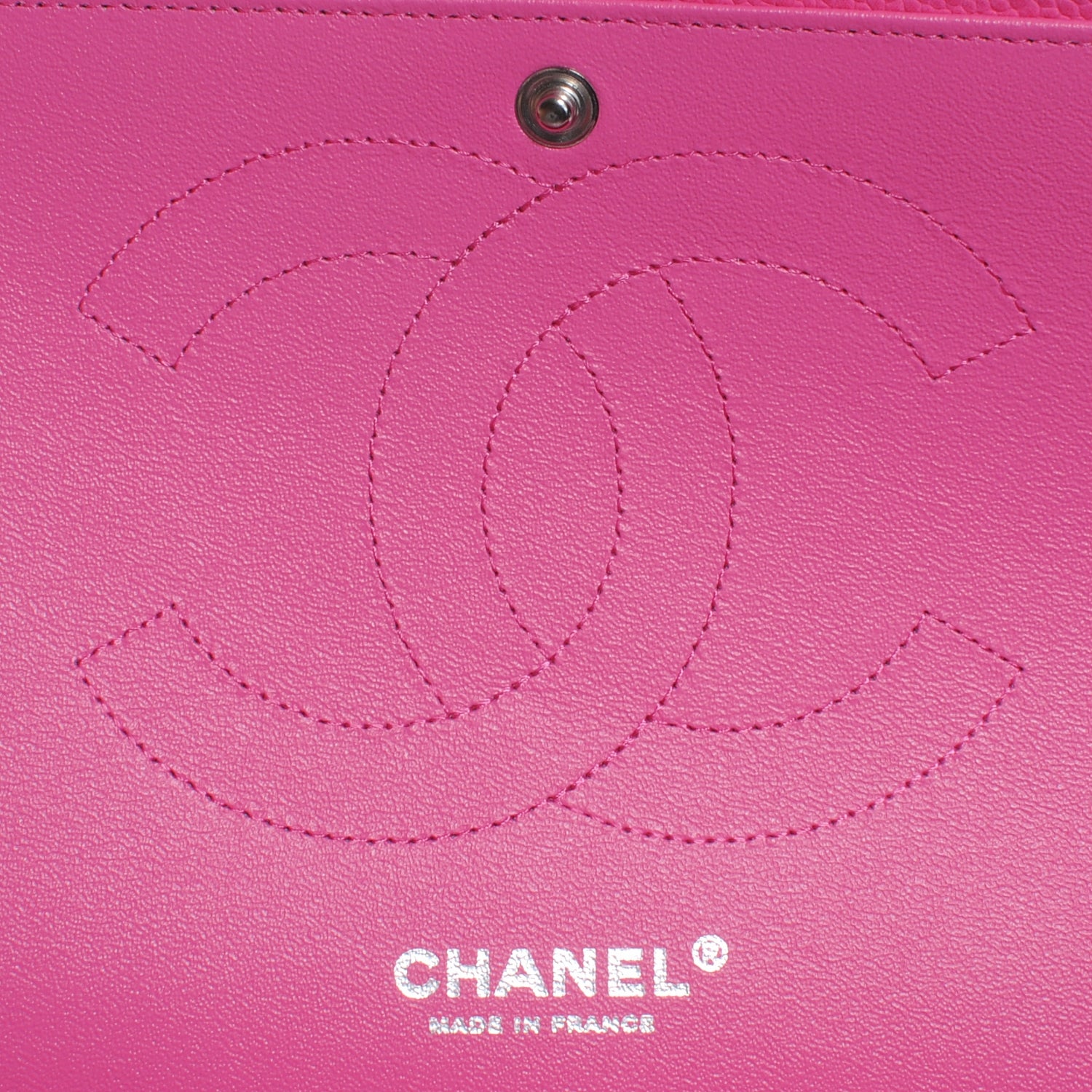 Chanel Iridescent Caviar Jumbo Double Flap Hot Pink 6 of 8