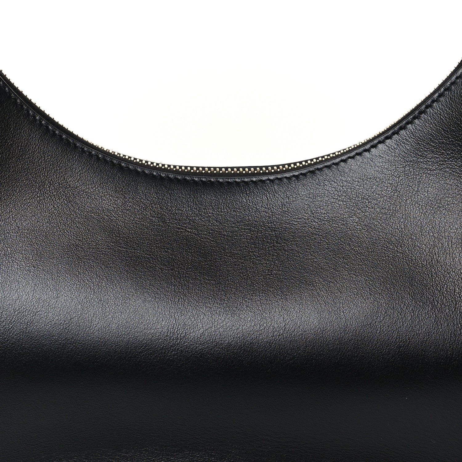 Fendi Vitello Grace Matte Whipstitch Small Fendigraphy Hobo Bag Black 8 of 10