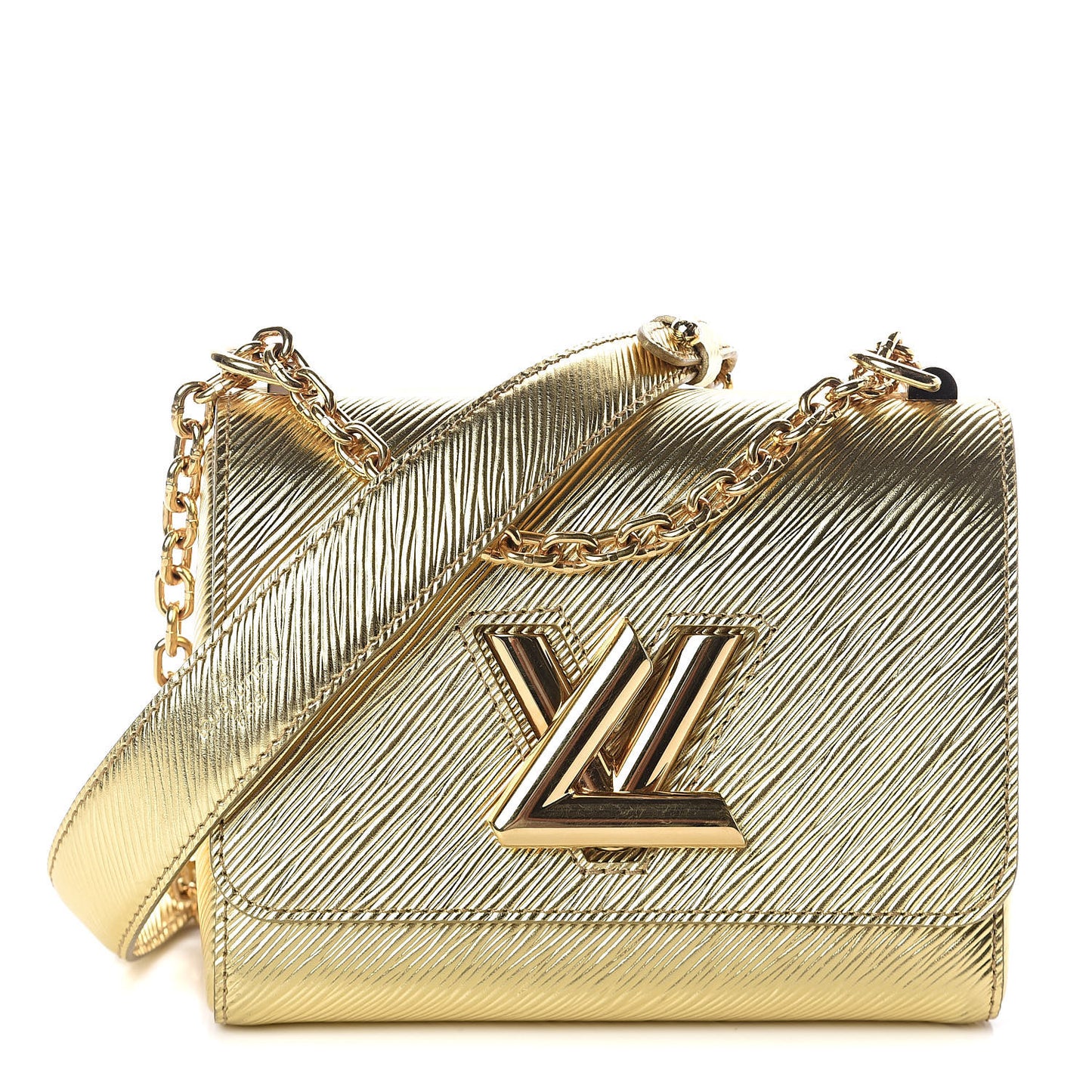Epi Twist Shoulder Bag PM Gold