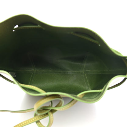 Mansur Gavriel Vegetable Tanned Calfskin Mini Bucket Bag Verde Raw 7 of 22