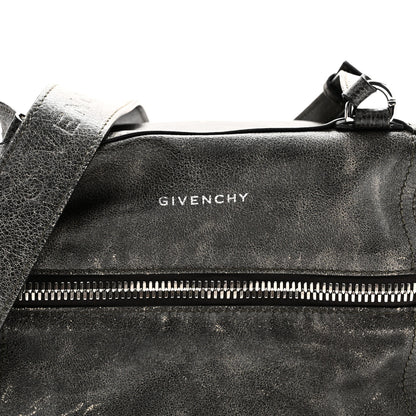 Givenchy Aged Calfskin Small Pandora Mens Crossbody Black Grey 7 of 9