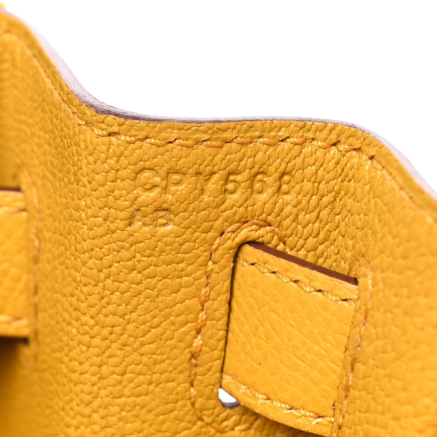 Hermes Epsom Kelly Sellier 28 Jaune Ambre 7 of 10